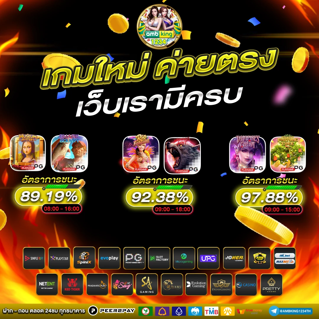 สล็อตแตกง่ายไม่มีขั้นต่ำ - แบนเนอร์โปรโมชั่น