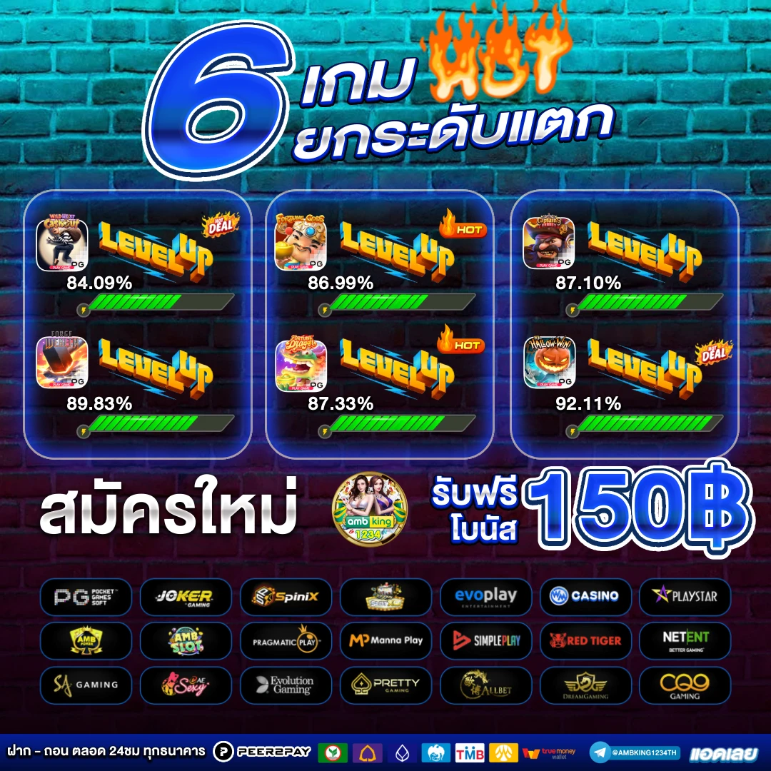 เกมส์สล็อตแตกดี - แบนเนอร์โปรโมชั่น